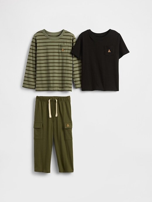 Conjunto de roupas para bebês e crianças pequenas Conjunto de roupas para bebês e crianças pequenas