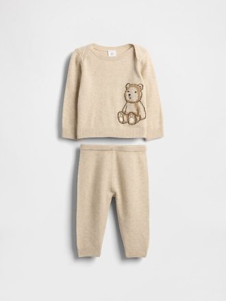 Conjunto de suéter Baby CashSoft Brannan Bear