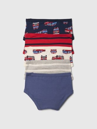 Cuecas de algodão orgânico para bebês (pacote com 5)