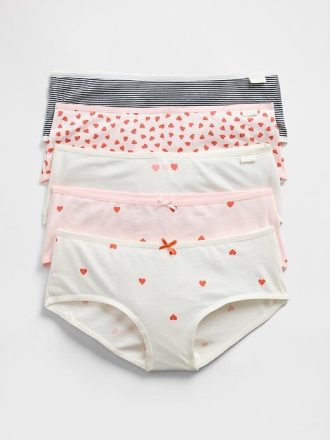 Cuecas hipster infantis (pacote com 5)