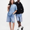 Gap × BÉIS Shorts jeans largos de malha adulto