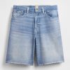 Gap × BÉIS Shorts jeans largos de malha adulto