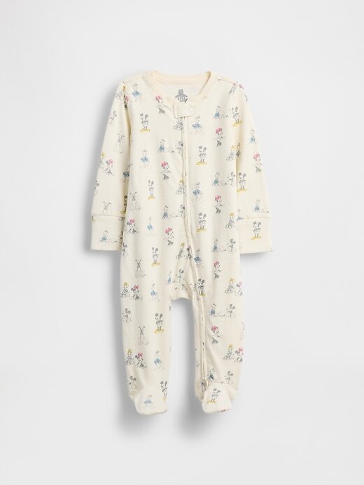 Gap × Disney Baby Algodão Orgânico com Pés em Peça Única Gap × Disney Baby Algodão Orgânico com Pés em Peça Única