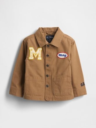 Gap × Disney Baby & Toddler Mickey Mouse Canvas Chore Jacket