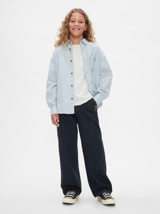 Gap × Disney Kids Calça Jeans Larga