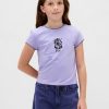 Gap × Disney Tim Burton’s O Estranho Mundo de Jack Camiseta Infantil Estampada Encolhida