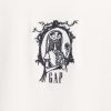 Gap × Disney Tim Burton’s O Estranho Mundo de Jack Camiseta Moderna Encolhida