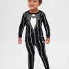 Gap × Disney Tim Burton’s O Estranho Mundo de Jack Conjunto de pijama de algodão orgânico para bebês e crianças pequenas