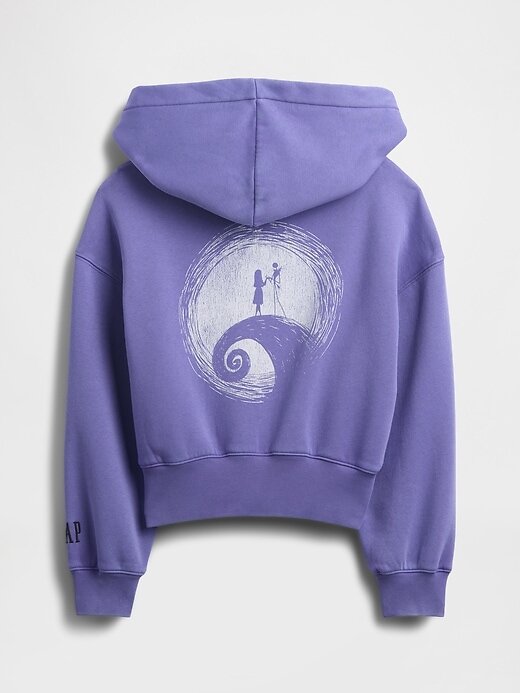 Gap × Disney Tim Burton’s O Estranho Mundo de Jack Infantil VintageSoft Crop Hoodie Gap × Disney Tim Burton’s O Estranho Mundo de Jack Infantil VintageSoft Crop Hoodie