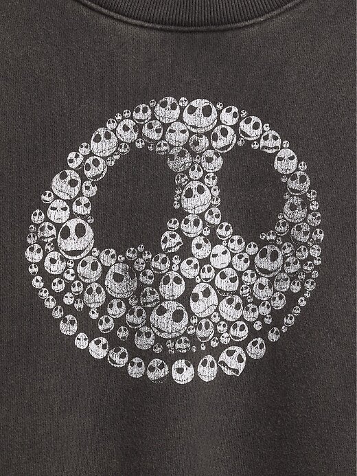 Gap × Disney Tim Burton’s O Estranho Mundo de Jack Moletom com Caveira Pesada Gap × Disney Tim Burton’s O Estranho Mundo de Jack Moletom com Caveira Pesada