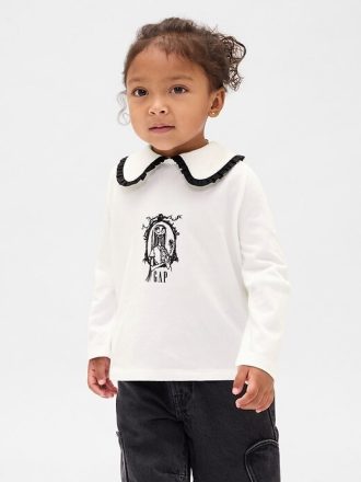 Gap × Disney Tim Burton’s O Estranho Mundo de Jack Top de marinheiro para bebês e crianças pequenas