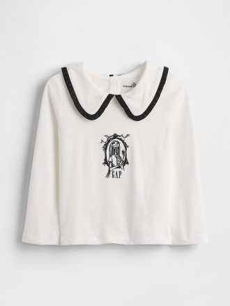Gap × Disney Tim Burton’s O Estranho Mundo de Jack Top de marinheiro para bebês e crianças pequenas