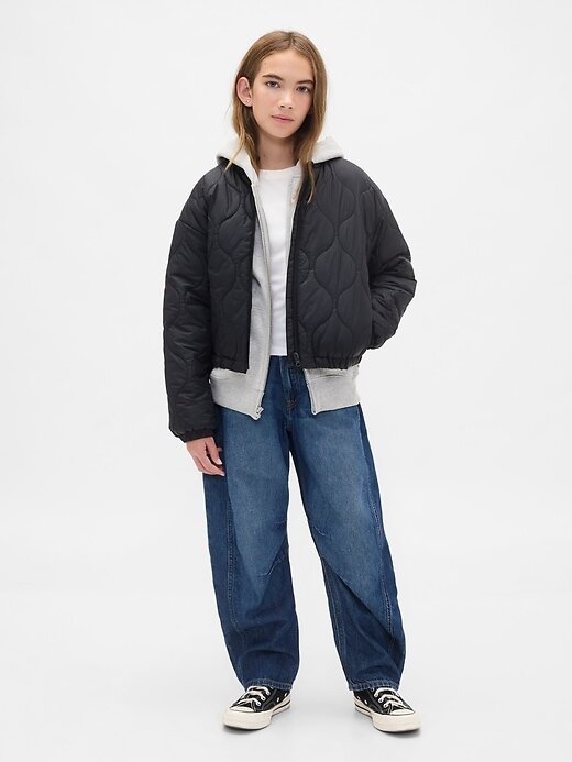 Jaqueta acolchoada leve e reciclada infantil Jaqueta acolchoada leve e reciclada infantil