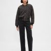Jaqueta bomber acolchoada VintageSoft Jaqueta bomber acolchoada VintageSoft