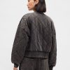 Jaqueta bomber acolchoada VintageSoft Jaqueta bomber acolchoada VintageSoft