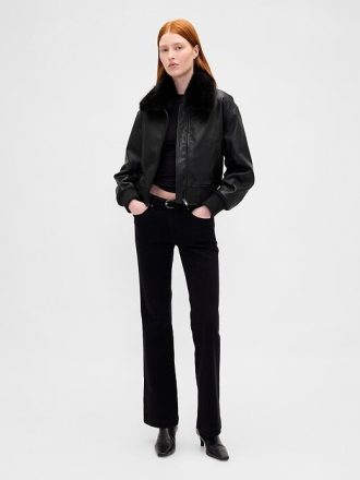 Jaqueta Bomber de Couro Vegana