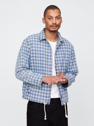 Jaqueta Coaches Jeans Xadrez