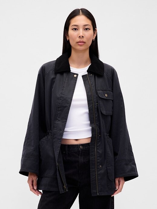 Jaqueta de celeiro encerada Jaqueta de celeiro encerada