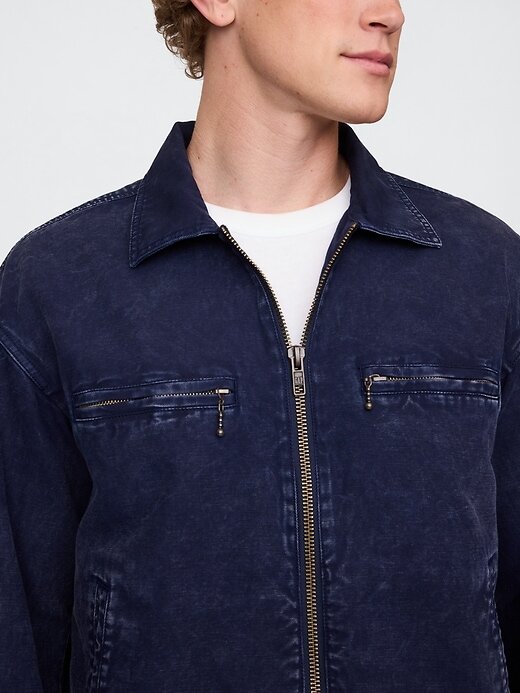 Jaqueta de lona para motociclista Jaqueta de lona para motociclista