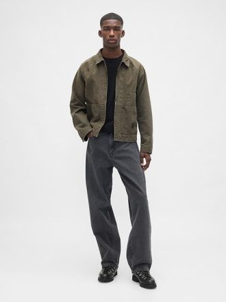 Jaqueta jeans de lona para tarefas