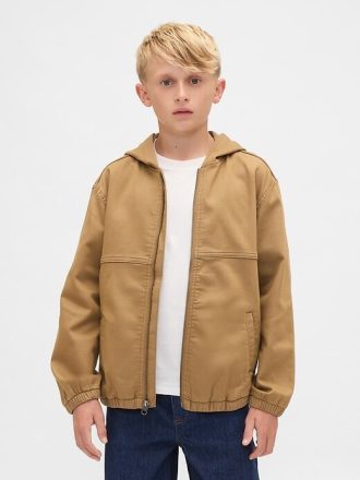 Jaqueta jeans infantil de malha