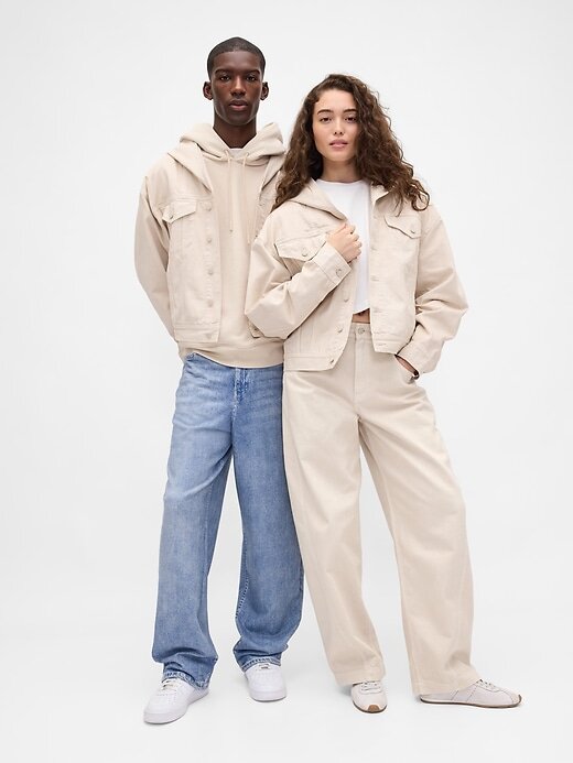 Jaqueta jeans oversized Gap × BÉIS Jaqueta jeans oversized Gap × BÉIS