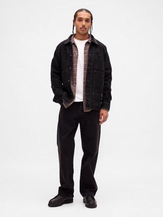 Jaqueta jeans para tarefas