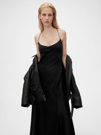 Jaqueta motociclista jeans revestida GapStudio Jaqueta motociclista jeans revestida GapStudio