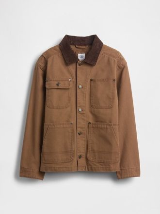 Jaqueta utilitária de lona infantil