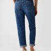 Jeans Girlfriend de cintura média
