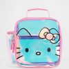 Lancheira transparente Hello Kitty infantil