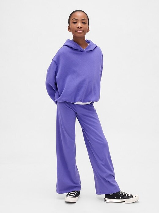 Leggings dobráveis de perna larga para crianças Leggings dobráveis de perna larga para crianças