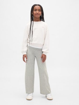 Leggings dobráveis  de perna larga para crianças