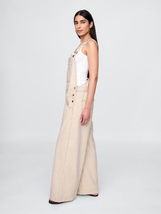 Macacão jeans largo