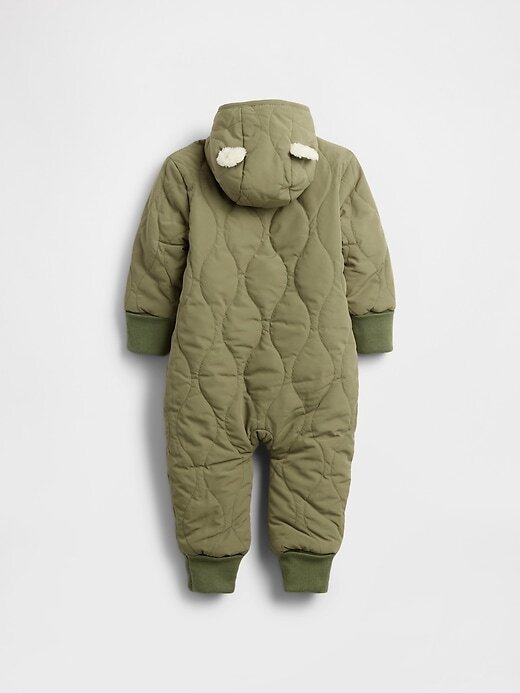 Macacão Sherpa acolchoado para bebê – peça única Macacão Sherpa acolchoado para bebê – peça única