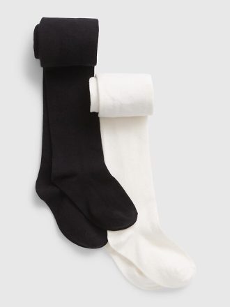 Meias-calças básicas infantis (pacote com 2) Meias-calças básicas infantis (pacote com 2)
