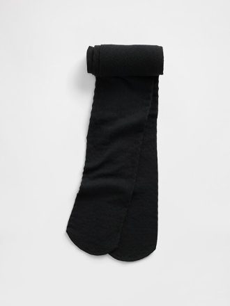 Meias-calças transparentes Pointelle para crianças