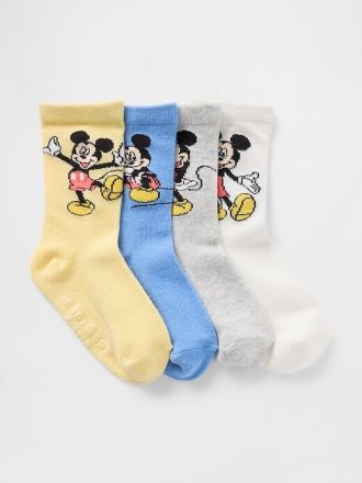 Meias Gap × Disney para bebês e crianças pequenas (pacote com 4)