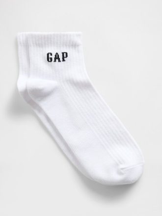 Meias Gap Logo Quarter Crew
