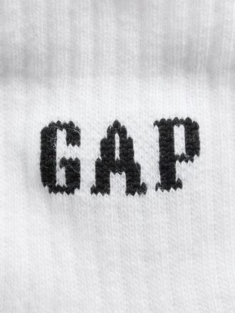 Meias Gap Logo Quarter Crew
