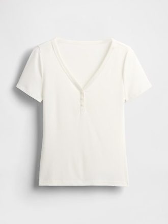 Mini Pijama Henley Rib