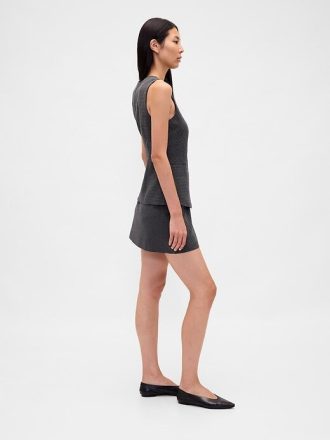 Mini-saia espinha de peixe