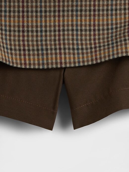 Mini-saia espinha de peixe Mini-saia espinha de peixe