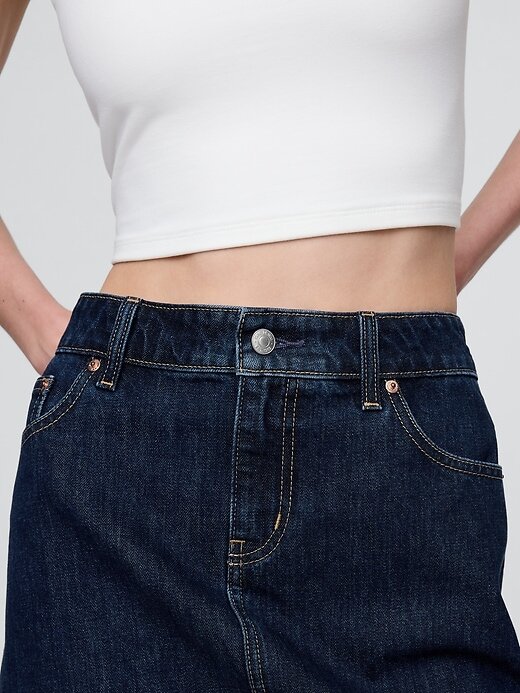 Mini saia jeans Mini saia jeans