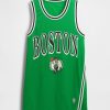 Minivestido com camisa reciclada do Boston Celtics da NBA