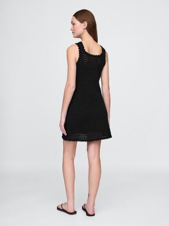 Minivestido de crochê