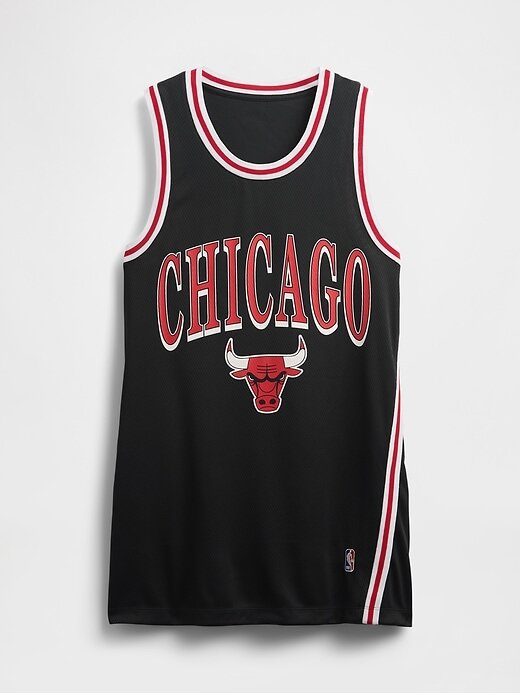 Minivestido NBA Chicago Bulls com camisa reciclada Minivestido NBA Chicago Bulls com camisa reciclada