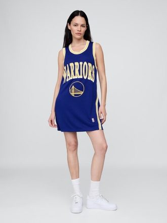 Minivestido NBA Golden State Warriors com camisa reciclada