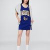 Minivestido NBA Golden State Warriors com camisa reciclada