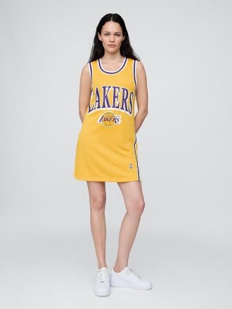 Minivestido NBA Los Angeles Lakers com camisa reciclada